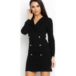 Długie sukienki: Czarna Sukienka Unclassic Tuxedo