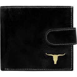 Portfel męski skórzany RFID Buffalo Wild RM-01L-BAW 2 czarny - Czarny. Czarne portfele męskie BUFFALO WILD, bez wzorów, ze skóry. Za 59,99 zł.