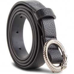 Pasek Damski LIU JO - 2 Cm Belt Darsena Pl A68234 E0007 Nero 22222. Czarne paski damskie Liu Jo, w paski, ze skóry ekologicznej. Za 199,00 zł.