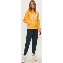 New Balance - Bluza. Bluzy damskie New Balance, s, z nadrukiem, z elastanu, bez rękawów, z kapturem. Za 269,90 zł.