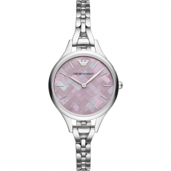 Biżuteria i zegarki damskie: Zegarek EMPORIO ARMANI – Aurora AR11122 Silver/Silver