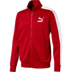 Bluza dresowa. Czerwone bluzy męskie rozpinane marki Puma, l, z bawełny, z długim rękawem, długie. Za 327,56 zł.