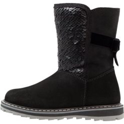 Friboo Botki black. Czarne buty zimowe damskie Friboo, z materiału. W wyprzedaży za 125,95 zł.
