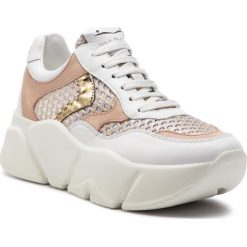 Sneakersy VOILE BLANCHE - Monster Mesh 0012013592.04.1N03 Bianco/Platino. Brązowe półbuty damskie Voile Blanche, ze skóry ekologicznej. W wyprzedaży za 519,00 zł.