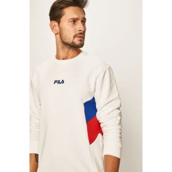 Fila - Bluza. Czarne bluzy męskie Fila, s, z nadrukiem, z elastanu, z okrągłym kołnierzem, bez rękawów, bez kaptura. Za 279,90 zł.