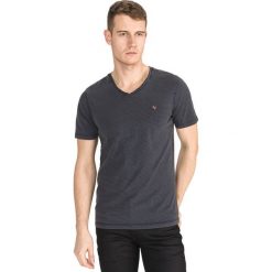 Jack & Jones Carlin Koszulka Czarny Szary. Szare podkoszulki męskie m, w paski, z bawełny. Za 87,95 zł.