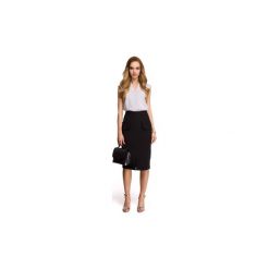 Spódnice krótkie Style S103 Spódnica z kieszeniami z przodu. Czarne spódniczki damskie Style, s, bez wzorów, krótkie, mini. Za 89,00 zł.