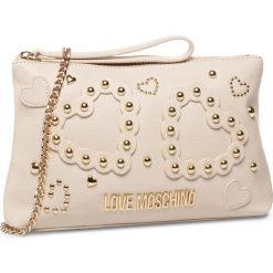 Torebka LOVE MOSCHINO - JC4033PP1ALE0110 Avorio. Brązowe torebki klasyczne damskie Love Moschino, bez wzorów, ze skóry ekologicznej, klasyczne, bez dodatków. W wyprzedaży za 389,00 zł.