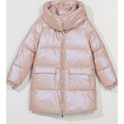 Długa kurtka puffer z kapturem -. Kurtki damskie Mohito, bez wzorów, długie, z kapturem. Za 249,99 zł.