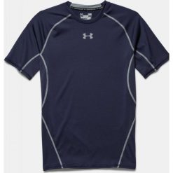 Under Armour Koszulka termoaktywna HeatGear® Compression Shortsleeve M granatowa r. S (1257468-410). Czarne odzież termoaktywna męska Under Armour, m. Za 86,76 zł.