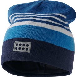 Czapka "Alfred 721" w kolorze niebiesko-białym. Niebieskie czapeczki niemowlęce Legowear, w paski. W wyprzedaży za 42,95 zł.