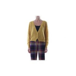 Swetry rozpinane / Kardigany Kaos Collezioni KIJLT006. Żółte swetry damskie Kaos Collezioni, xs, bez wzorów. Za 184,47 zł.