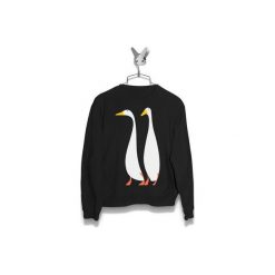 Bluza Gęsi Damska. Czarne bluzy damskie marki Failfake, xs, bez wzorów, bez rękawów, bez kaptura. Za 160,00 zł.