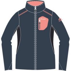Bluzy damskie: ELBRUS Bluza damska Mankana Wo's Midnight Navy/ Fluo Peach r. S