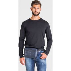 NERKA SKÓRZANA Emporio Armani. Niebieskie torby męskie skórzane Emporio Armani, w paski, ze skóry. Za 819,00 zł.
