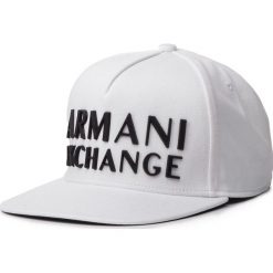 Czapka z daszkiem ARMANI EXCHANGE - 954100 9P153 00010 White. Białe czapki męskie Armani Exchange, bez wzorów, z bawełny. Za 189,00 zł.