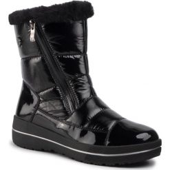 Śniegowce CAPRICE - 9-26402-23 Black Comb 019. Czarne kozaki damskie Caprice, na zimę, ze skóry ekologicznej, na niskim obcasie, bez zapięcia. Za 299,00 zł.