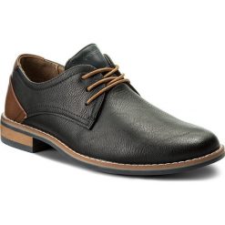 Półbuty LANETTI - MYL8089-1 Granatowy. Niebieskie buty wizytowe męskie marki Lanetti, ze skóry ekologicznej, bez zapięcia. Za 119,99 zł.