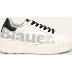 Blauer - Buty skórzane. Czarne buty sportowe damskie Blauer, bez wzorów, ze skóry, sportowe. W wyprzedaży za 299,90 zł.