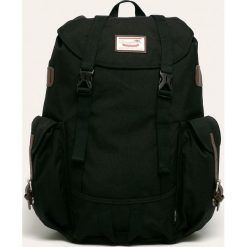 Doughnut - Plecak Woodland Cordura. Czarne plecaki męskie Doughnut, w paski, z materiału. Za 399,90 zł.