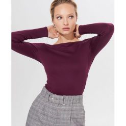 Bluzka basic - Bordowy. Czerwone bluzki damskie Mohito, s. Za 49,99 zł.