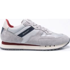 Gant - Buty Duke. Szare halówki męskie marki GANT, ze skóry, na sznurówki. W wyprzedaży za 299,90 zł.
