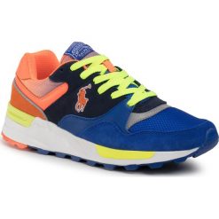 Sneakersy POLO RALPH LAUREN - Trckster Pony 809785419001 Hrtg Ryl/Nwprt Nvy/ Orange/Yllw. Pomarańczowe sneakersy męskie Polo Ralph Lauren, na co dzień, bez wzorów, z zamszu, eleganckie, bez zapięcia. W wyprzedaży za 479,00 zł.