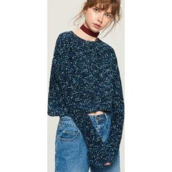Sweter cropped - Wielobarwn. Szare swetry klasyczne damskie marki Sinsay, l. Za 59,99 zł.