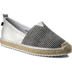Espadryle BIG STAR - AA274194 Silver. Szare espadryle damskie marki BIG STAR, z aplikacjami, z tworzywa sztucznego, retro, bez obcasa, na płaskiej podeszwie, bez zapięcia. Za 89,00 zł.