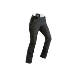 Spodnie turystyczne SH520 X-Warm damskie. Czarne spodnie damskie QUECHUA, l, z elastanu. Za 229,99 zł.