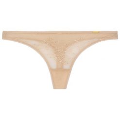 Stringi Gossard Glossies 13006. Czarne stringi damskie Gossard, xs, bez wzorów, z elastanu. W wyprzedaży za 89,00 zł.