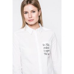 Tally Weijl - Koszula. Białe koszule body damskie marki TALLY WEIJL, s, z bawełny, klasyczne, z klasycznym kołnierzykiem. W wyprzedaży za 59,90 zł.