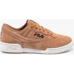 Fila - Buty Original Fitness. Pomarańczowe buty sportowe męskie Fila, ze skóry, na sznurówki, na fitness i siłownię. W wyprzedaży za 299,90 zł.