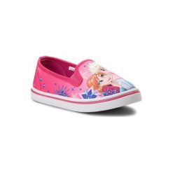 FROZEN CP40-30DFR. Niebieskie trampki dziewczęce Frozen, bez wzorów, z materiału, bez zapięcia. Za 49,99 zł.