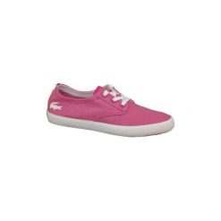 Buty Dziecko Lacoste Malahini Cr SCW2206F50. Różowe trampki dziewczęce Lacoste, bez wzorów, bez zapięcia. Za 179,99 zł.