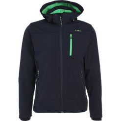 Kurtki sportowe męskie: CMP MAN JACKET ZIP HOOD Kurtka Softshell blue/menta