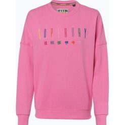 Superdry - Damska bluza nierozpinana, różowy. Różowe bluzy damskie Superdry, s, z haftami, bez rękawów, bez kaptura. Za 279,95 zł.