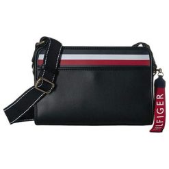 Tommy Hilfiger Damska torebka damska crossbody Gianna Crossbody Black. Czarne torebki klasyczne damskie TOMMY HILFIGER, bez wzorów, bez dodatków. Za 488,00 zł.