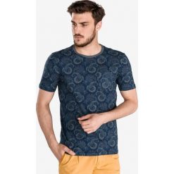 Jack & Jones Sean Koszulka Niebieski. Niebieskie podkoszulki męskie Jack & Jones, l, bez wzorów, z bawełny, bez kołnierzyka, z krótkim rękawem, krótkie. Za 88,95 zł.
