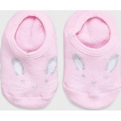Blukids - Skarpetki dziecięce. Różowe skarpetki dziewczęce Blukids, bez wzorów, z elastanu. W wyprzedaży za 14,90 zł.