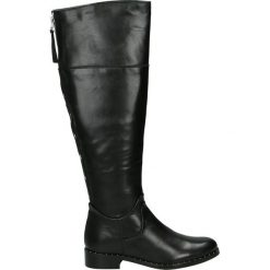 Kozaki - DORIS1804 BLA. Czarne buty zimowe damskie Venezia, ze skóry. Za 319,00 zł.