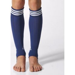 Skarpetogetry piłkarskie: Adidas Getry piłkarskie 3 Stripe Stirru Junior granatowe r. 43-45 (297113)