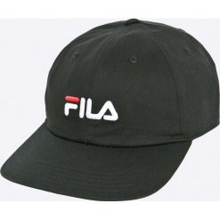 Fila - Czapka. Czarne czapki z daszkiem damskie marki Fila, z bawełny. Za 149,90 zł.