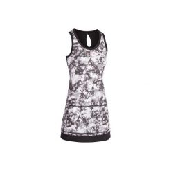 Sukienka tenis Soft 500. Czarne sukienki marki ARTENGO, z elastanu. W wyprzedaży za 29,99 zł.