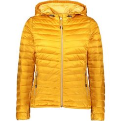 Kurtka w kolorze żółtym. Żółte kurtki damskie xxl, z aplikacjami. W wyprzedaży za 219,95 zł.