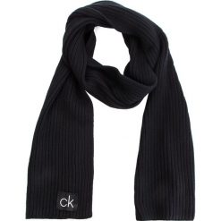 Szal CALVIN KLEIN - Basic Rib Scarf K50K504089 001. Czarne szaliki damskie marki Calvin Klein, z bawełny. Za 279,00 zł.