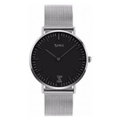 Zegarek Zemge Zegarek damski 36 mm z kolekcji CLASSIC Srebrny / Czarny ZC0504W uniwersalny. Szare zegarki damskie Zemge, srebrne. Za 332,10 zł.