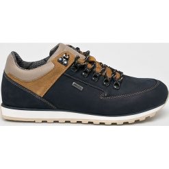 Wojas - Buty. Niebieskie buty sportowe męskie Wojas, ze skóry, na sznurówki. W wyprzedaży za 289,90 zł.