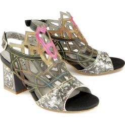 LAURA VITA HACKIO 04 SL89701-4A noir, sandały damskie. Sandały damskie LAURA VITA, bez wzorów, ze skóry, bez obcasa, na obcasie, bez zapięcia. Za 379,90 zł.