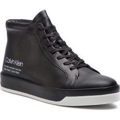 Sneakersy CALVIN KLEIN - Fergusto F1283 Black. Czarne sneakersy męskie Calvin Klein, na co dzień, bez wzorów, ze skóry ekologicznej, eleganckie, bez zapięcia. W wyprzedaży za 419,00 zł.